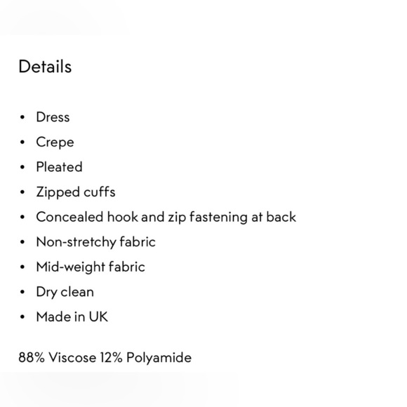 Victoria Beckham Cold-shoulder pleated crepe midi dress - New without tags - Picture 17 of 17